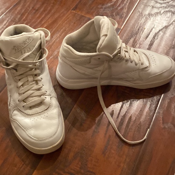 Reebok Reverse Jam white high top sneakers size 6.5 men/size 8 women. Retro - Picture 2 of 7